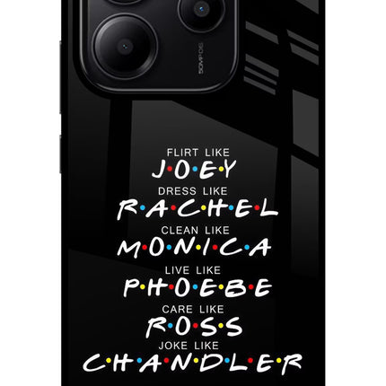 FRIENDS Character Redmi Note 14 5G Glass Case