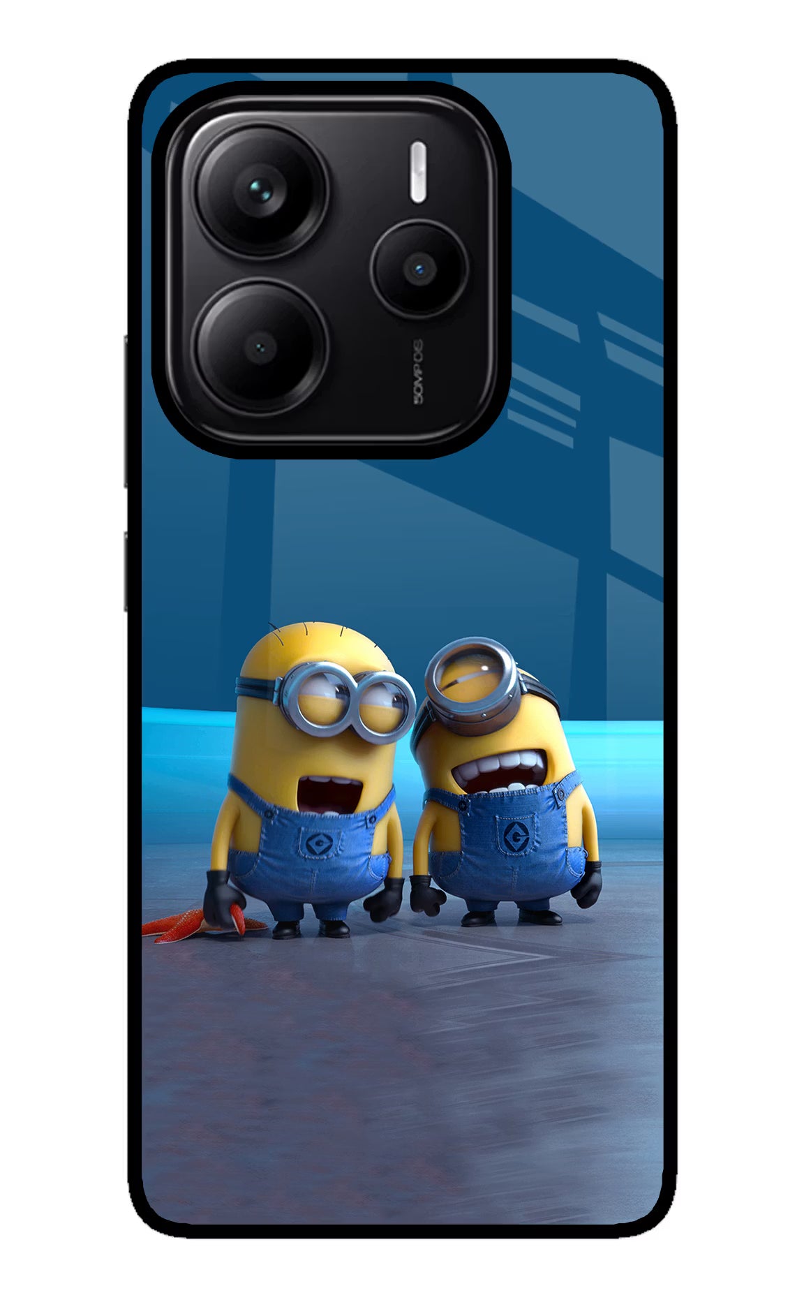 Minion Laughing Redmi Note 14 5G Glass Case