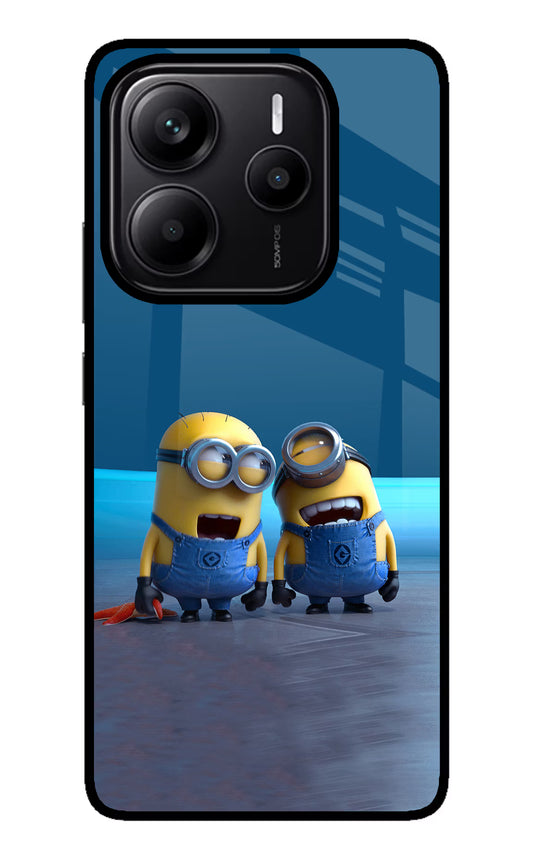 Minion Laughing Redmi Note 14 5G Glass Case