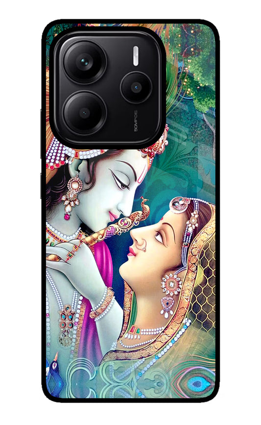 Lord Radha Krishna Redmi Note 14 5G Glass Case