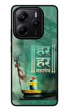 Har Har Mahadev Shivling Redmi Note 14 5G Glass Case