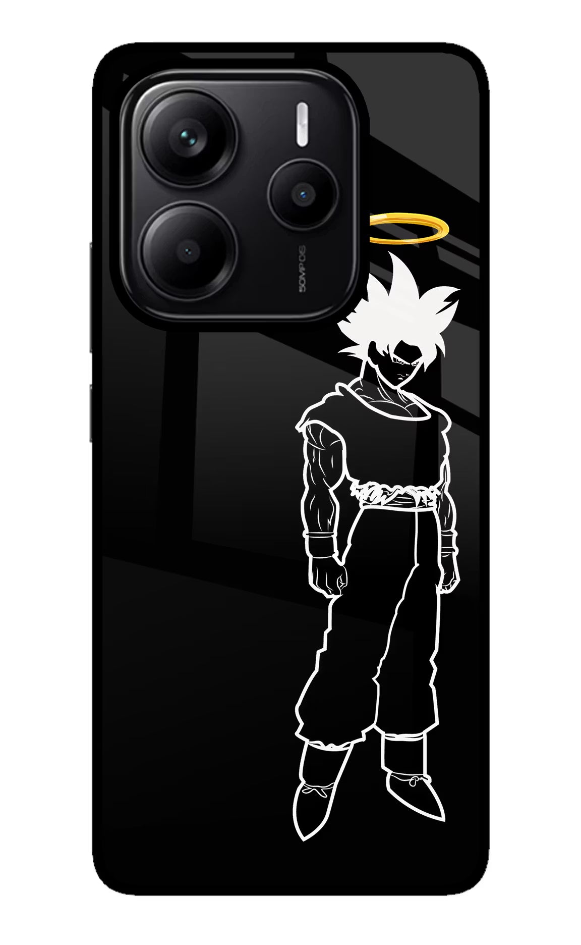 DBS Character Redmi Note 14 5G Glass Case Back Cover by Casekaro
