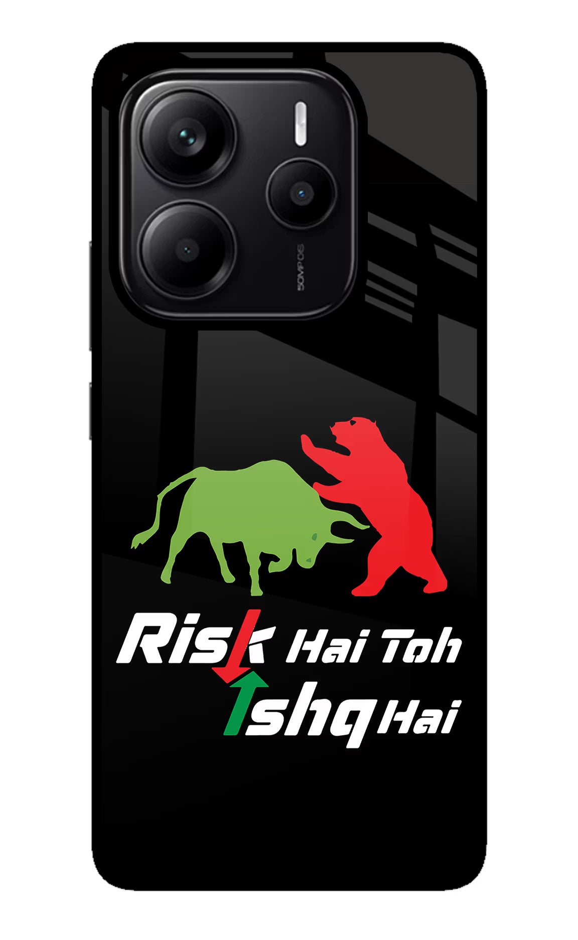 Risk Hai Toh Ishq Hai Redmi Note 14 5G Glass Case