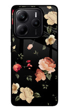Flowers Redmi Note 14 5G Glass Case