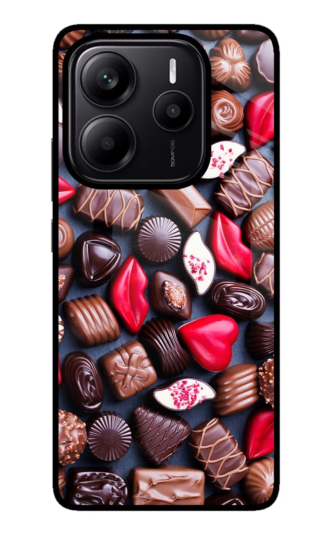 Chocolates Redmi Note 14 5G Glass Case
