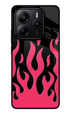 Fire Flames Redmi Note 14 5G Glass Case