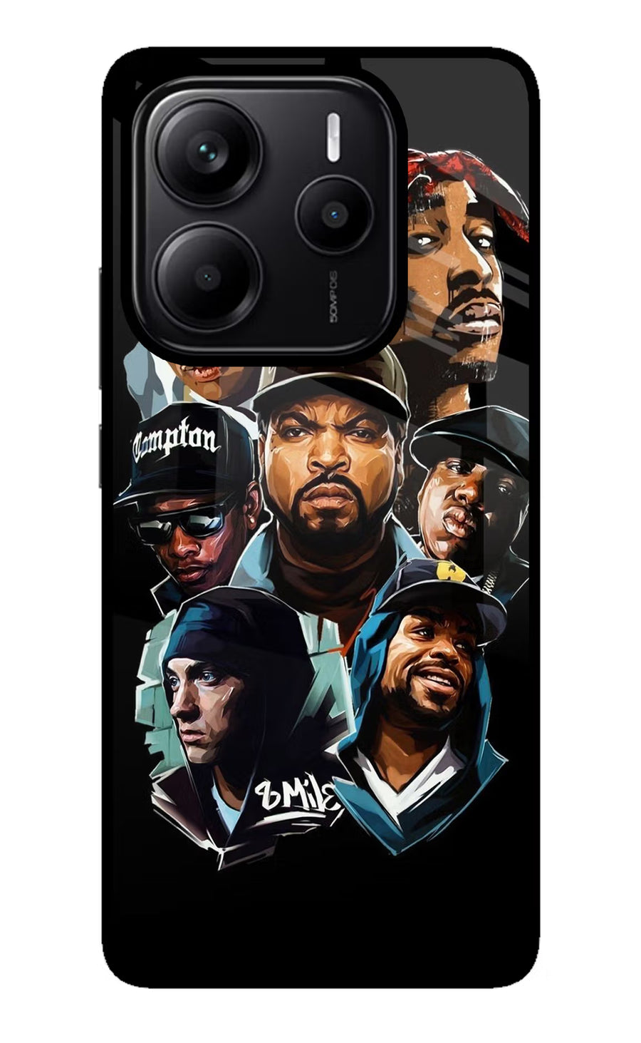 Rappers Redmi Note 14 5G Back Cover, Metal case