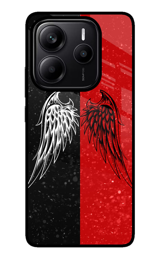Wings Redmi Note 14 5G Glass Case