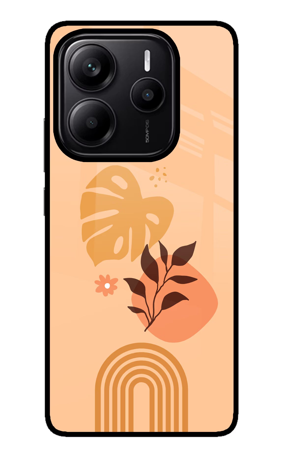 Bohemian Art Redmi Note 14 5G Glass Case Back Cover by Casekaro