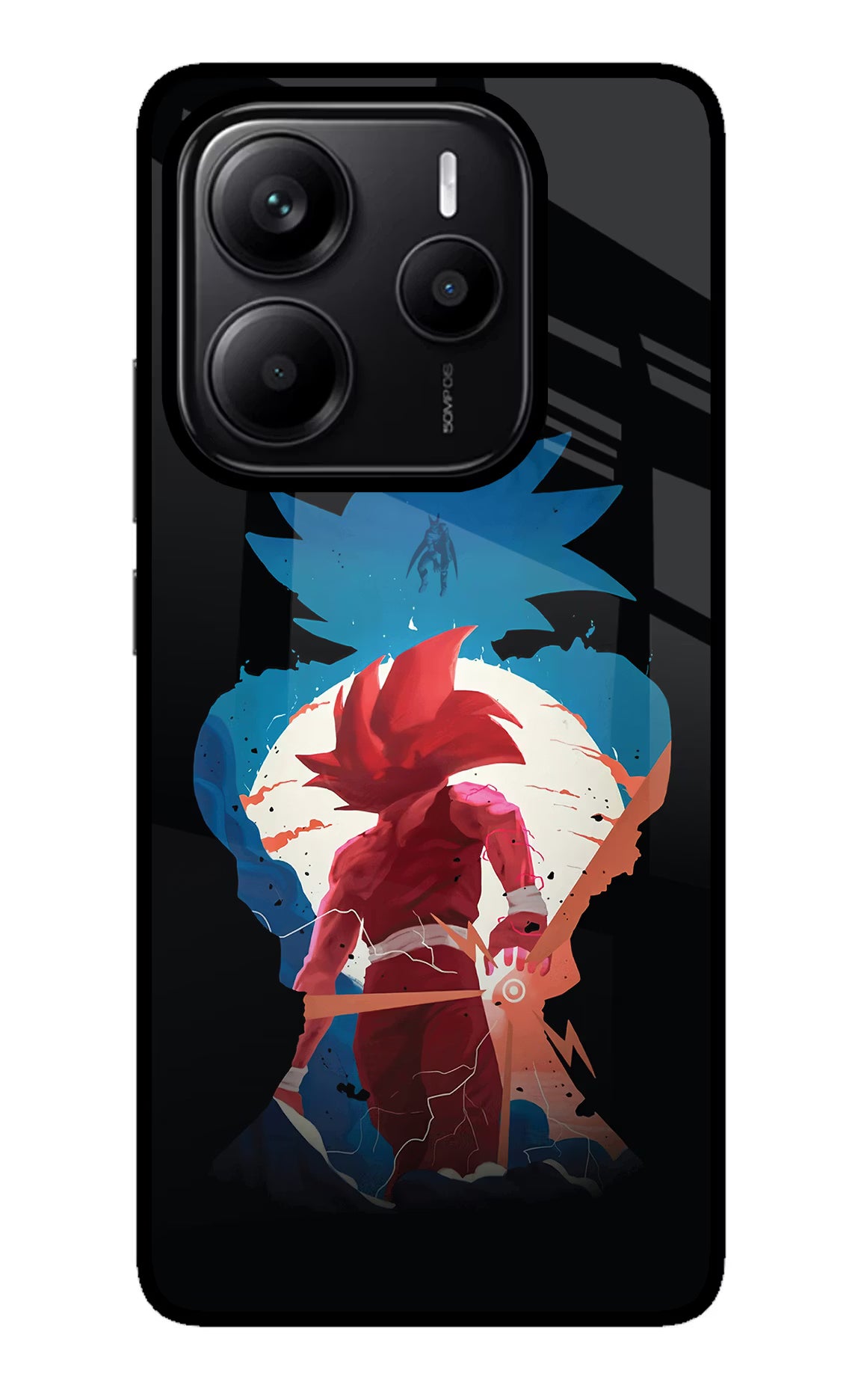 Goku Redmi Note 14 5G Glass Case Back Cover by Casekaro