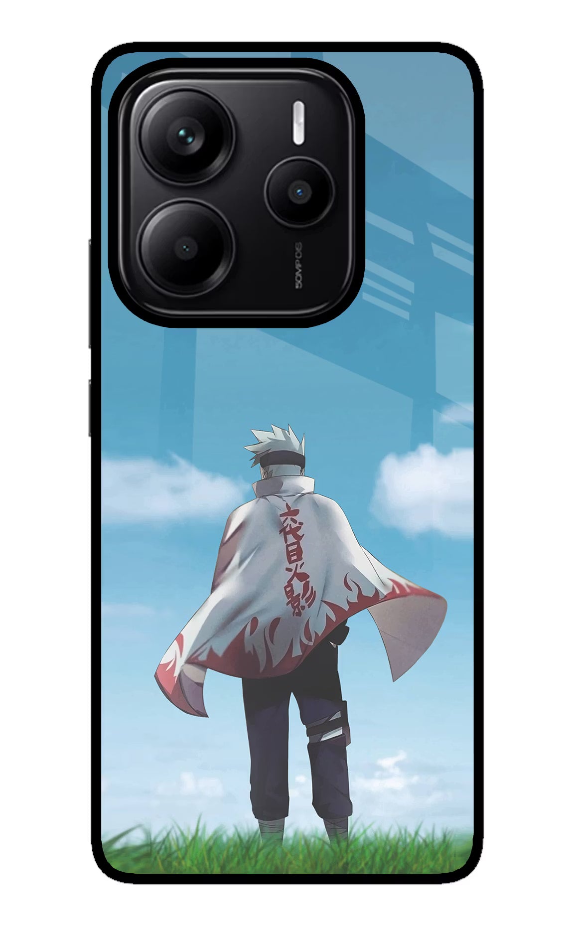 Kakashi Redmi Note 14 5G Glass Case Back Cover by Casekaro