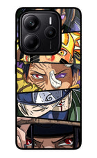 Naruto Character Redmi Note 14 5G Glass Case