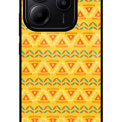 Tribal Pattern Redmi Note 14 5G Glass Case