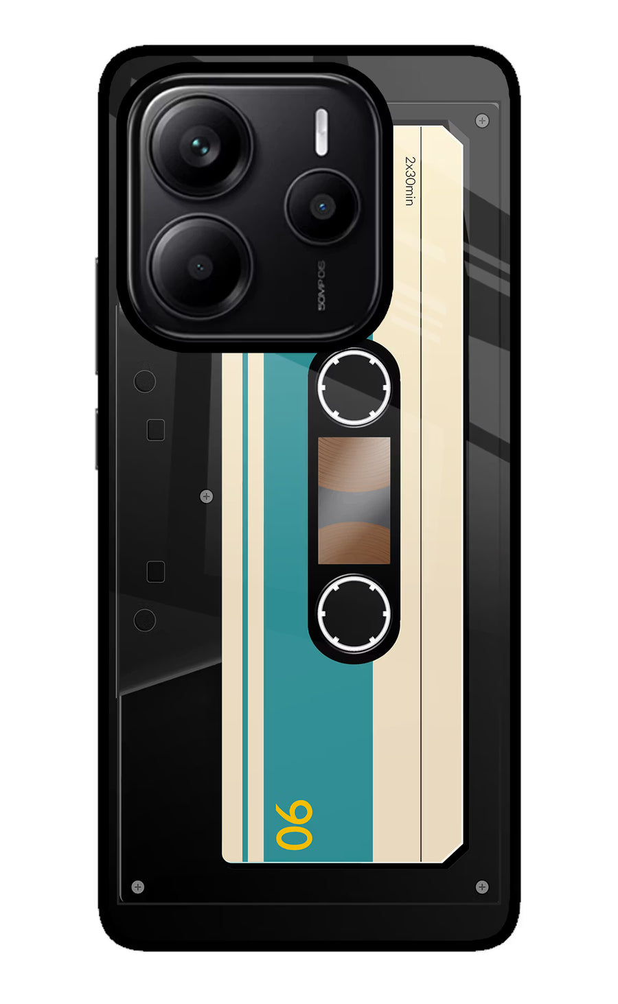 Cassette Redmi Note 14 5G Back Cover, Metal case