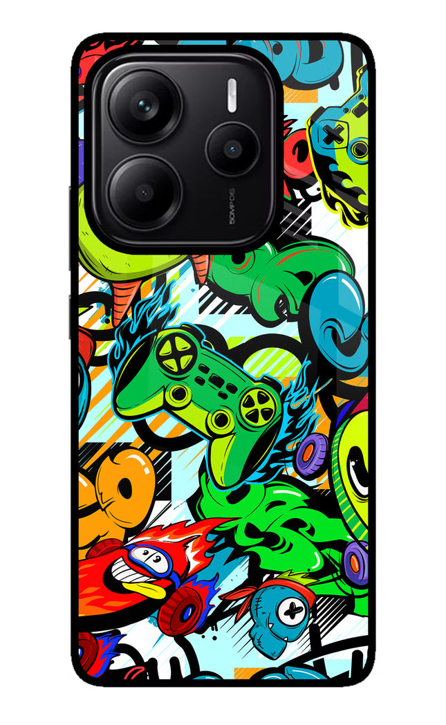 Game Doodle Redmi Note 14 5G Glass Case