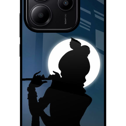 Shri Krishna Silhouette Redmi Note 14 5G Glass Case