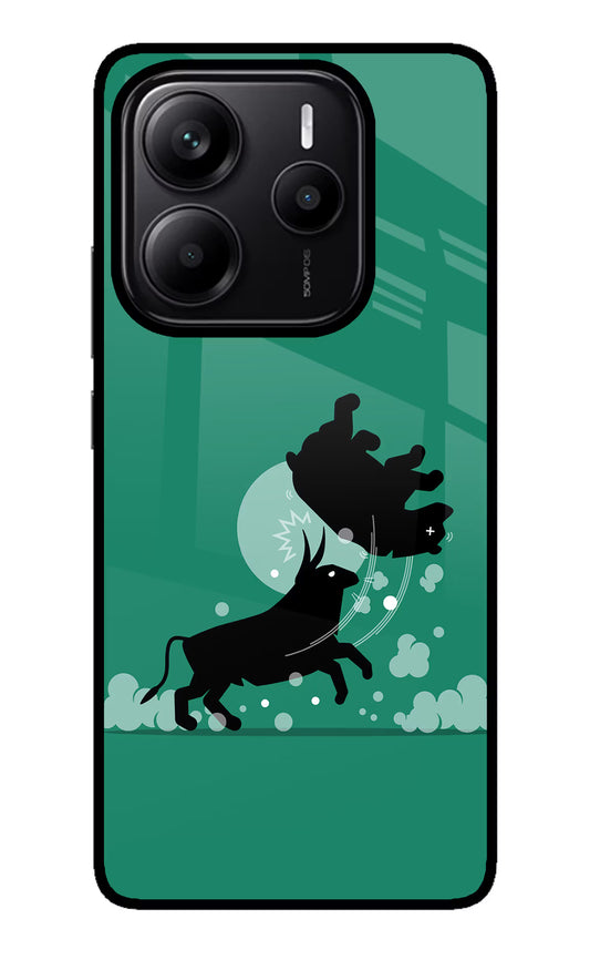 Bull Conqueror Redmi Note 14 5G Glass Case