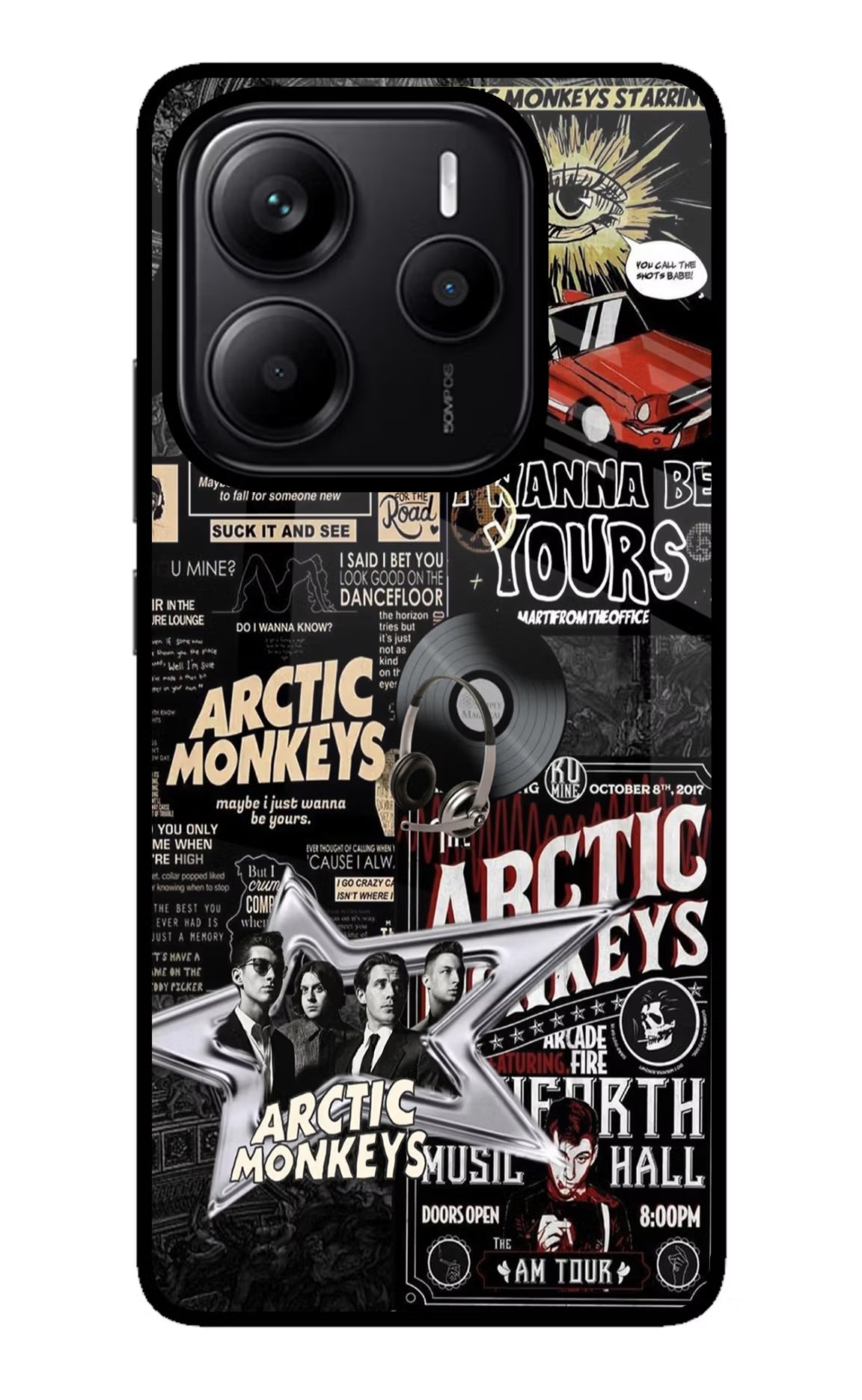 Arctic Monkeys Redmi Note 14 5G Glass Case