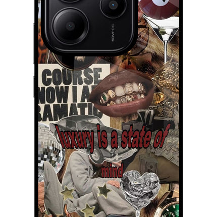 Luxury Redmi Note 14 5G Glass Case Back Cover by Casekaro