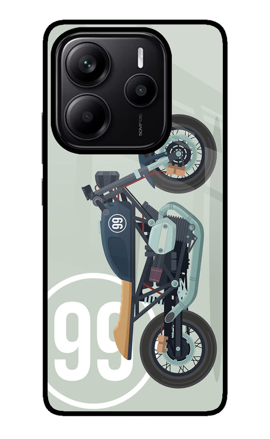 Classic Cafe Racer 99 Redmi Note 14 5G Glass Case