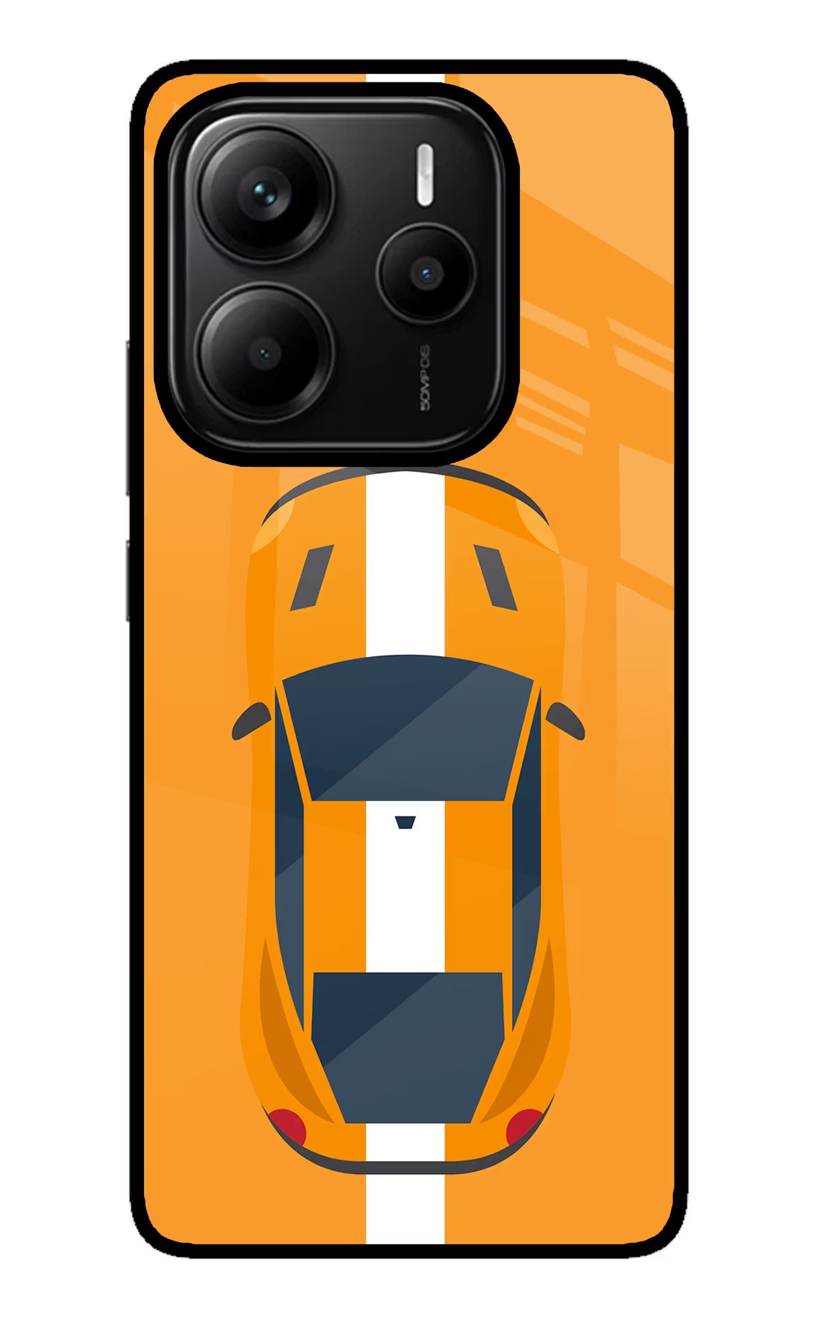 Highway Pursuit Redmi Note 14 5G Glass Case Back Cover by Casekaro
