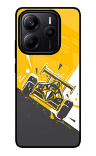 Track King Redmi Note 14 5G Glass Case Back Cover by Casekaro