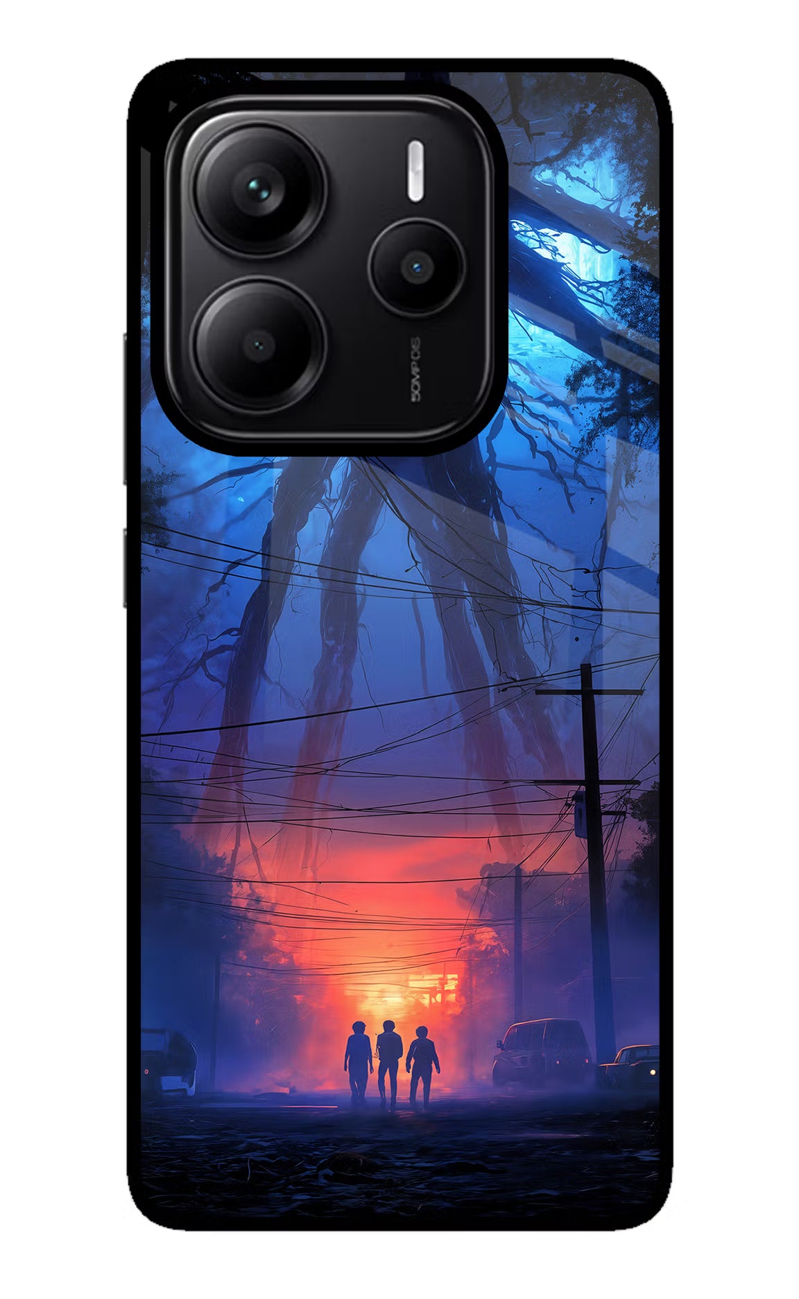 Ordinary Things Shadow Redmi Note 14 5G Glass Case Back Cover by Casekaro