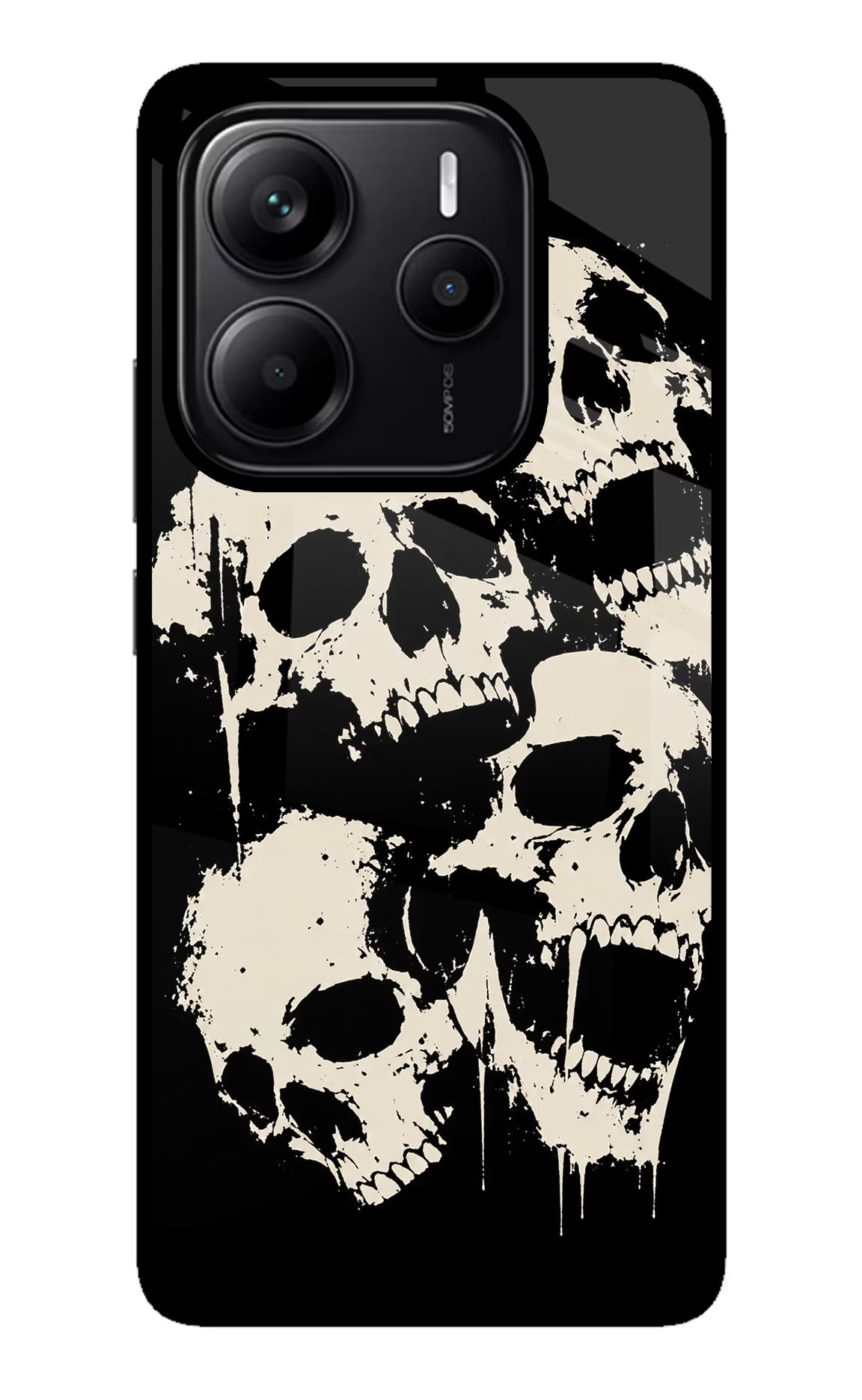 Dead Stack Redmi Note 14 5G Glass Case Back Cover by Casekaro