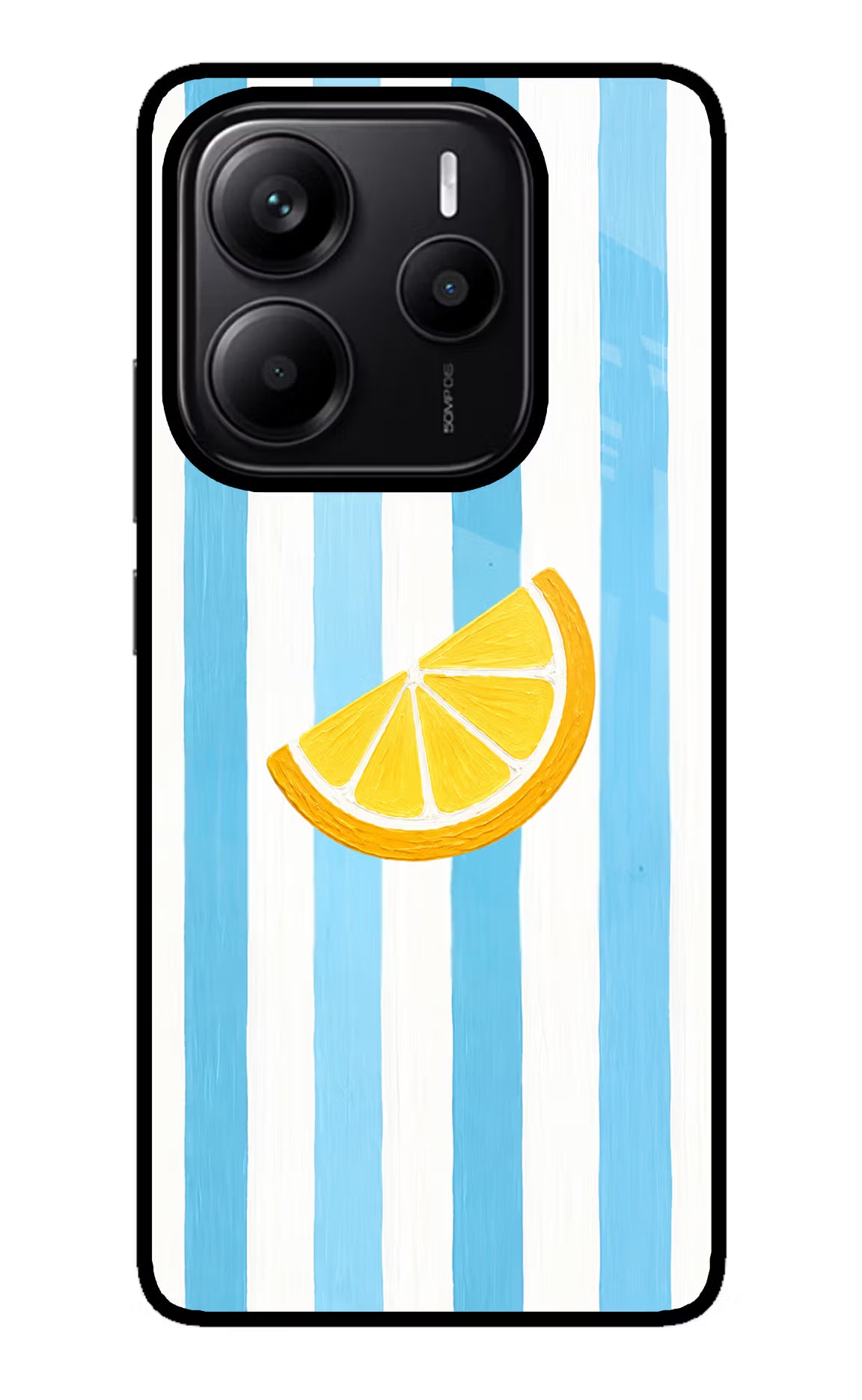 Summer Lemon Redmi Note 14 5G Glass Case