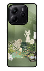 Aesthetic anime Redmi Note 14 5G Glass Case