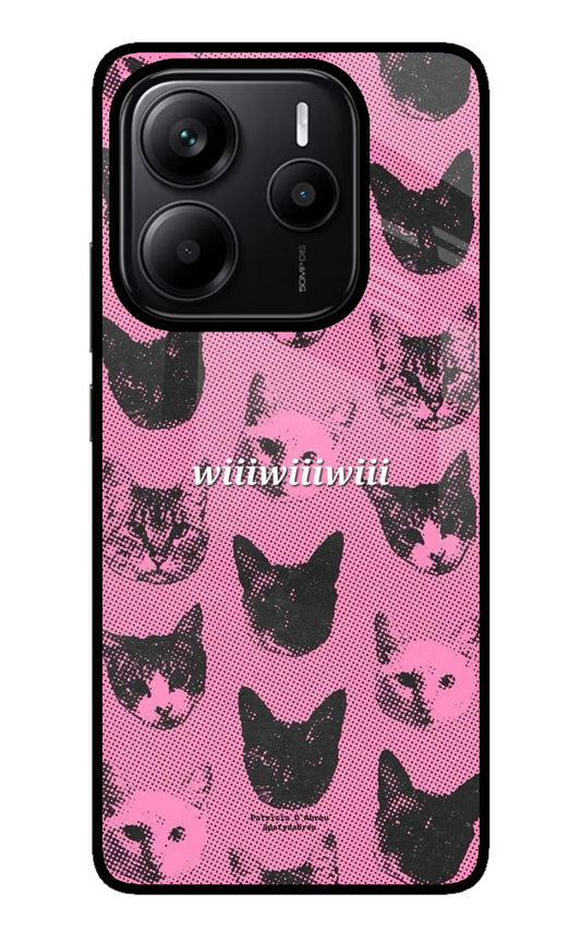 Pink Cats Redmi Note 14 5G Glass Case