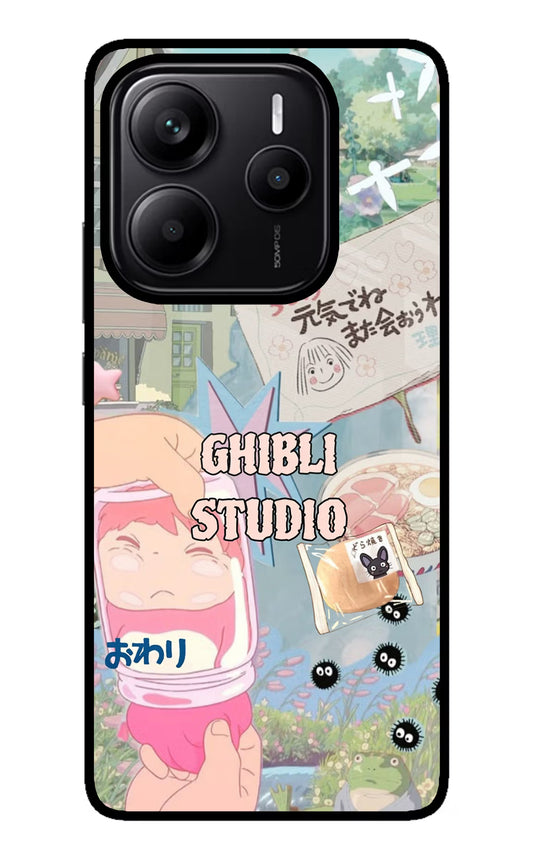 Studio Ghibli Redmi Note 14 5G Glass Case