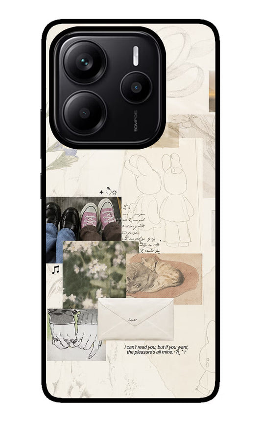 Soft Aesthetic Redmi Note 14 5G Glass Case