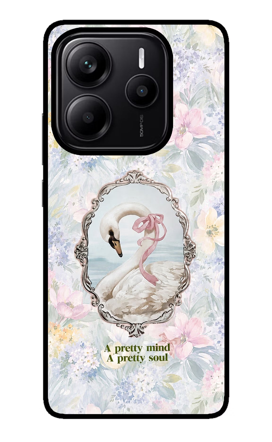 Pretty Mind Pretty Soul Redmi Note 14 5G Glass Case