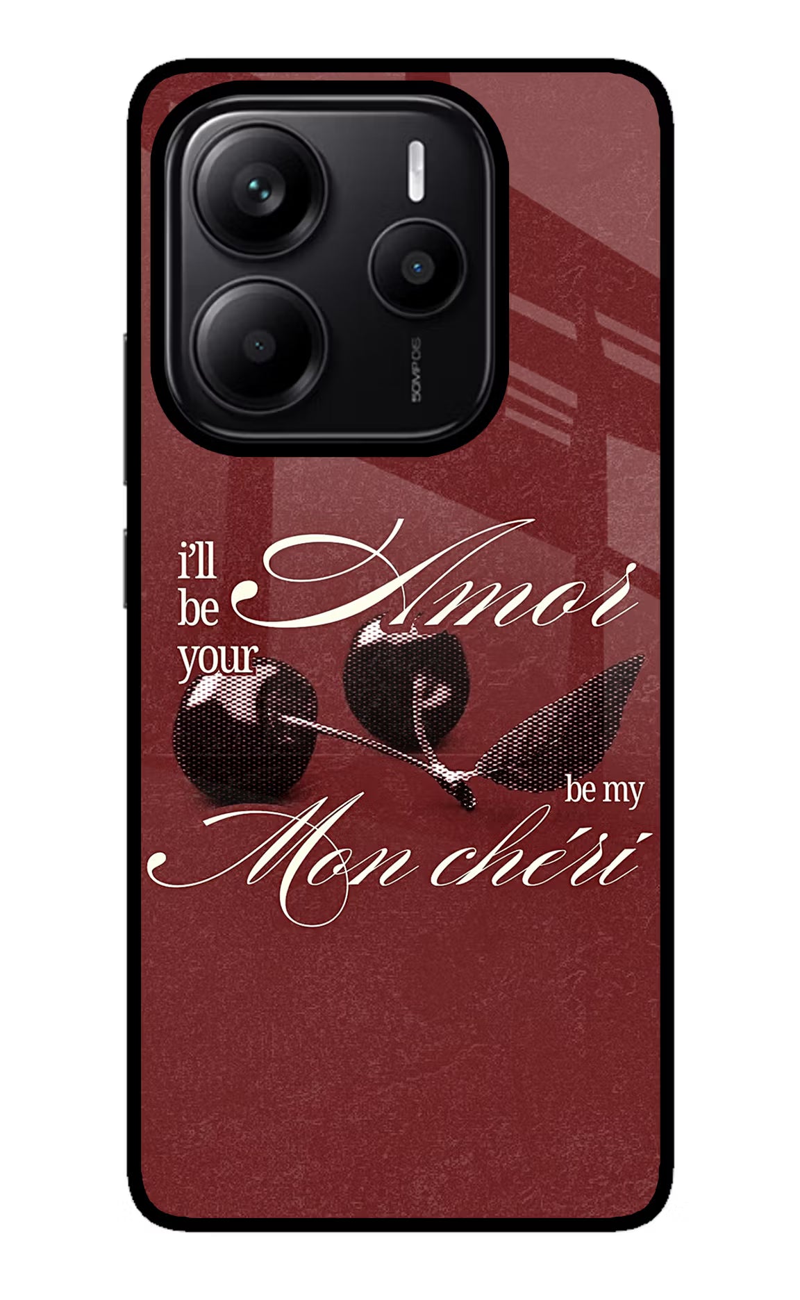 Velvet Cherry Redmi Note 14 5G Glass Case