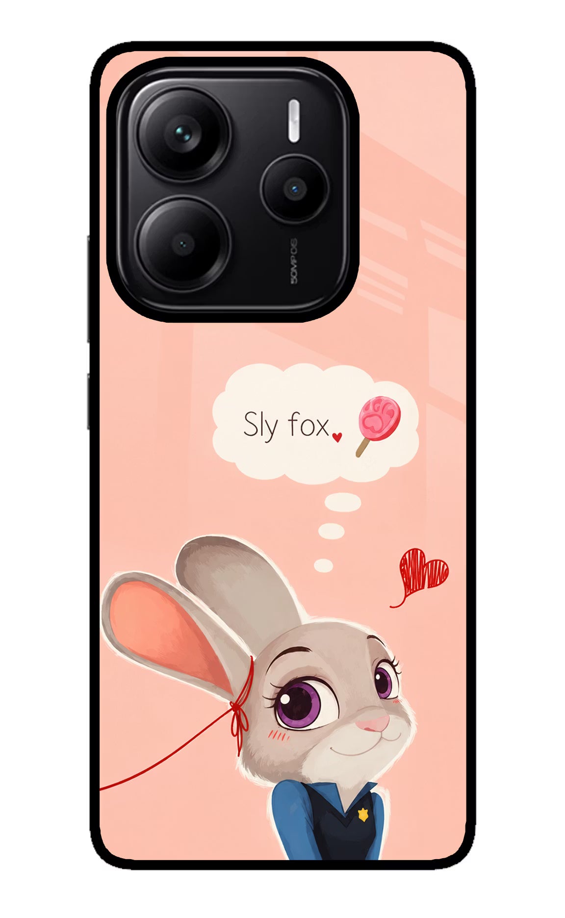 Judy Charm Redmi Note 14 5G Glass Case