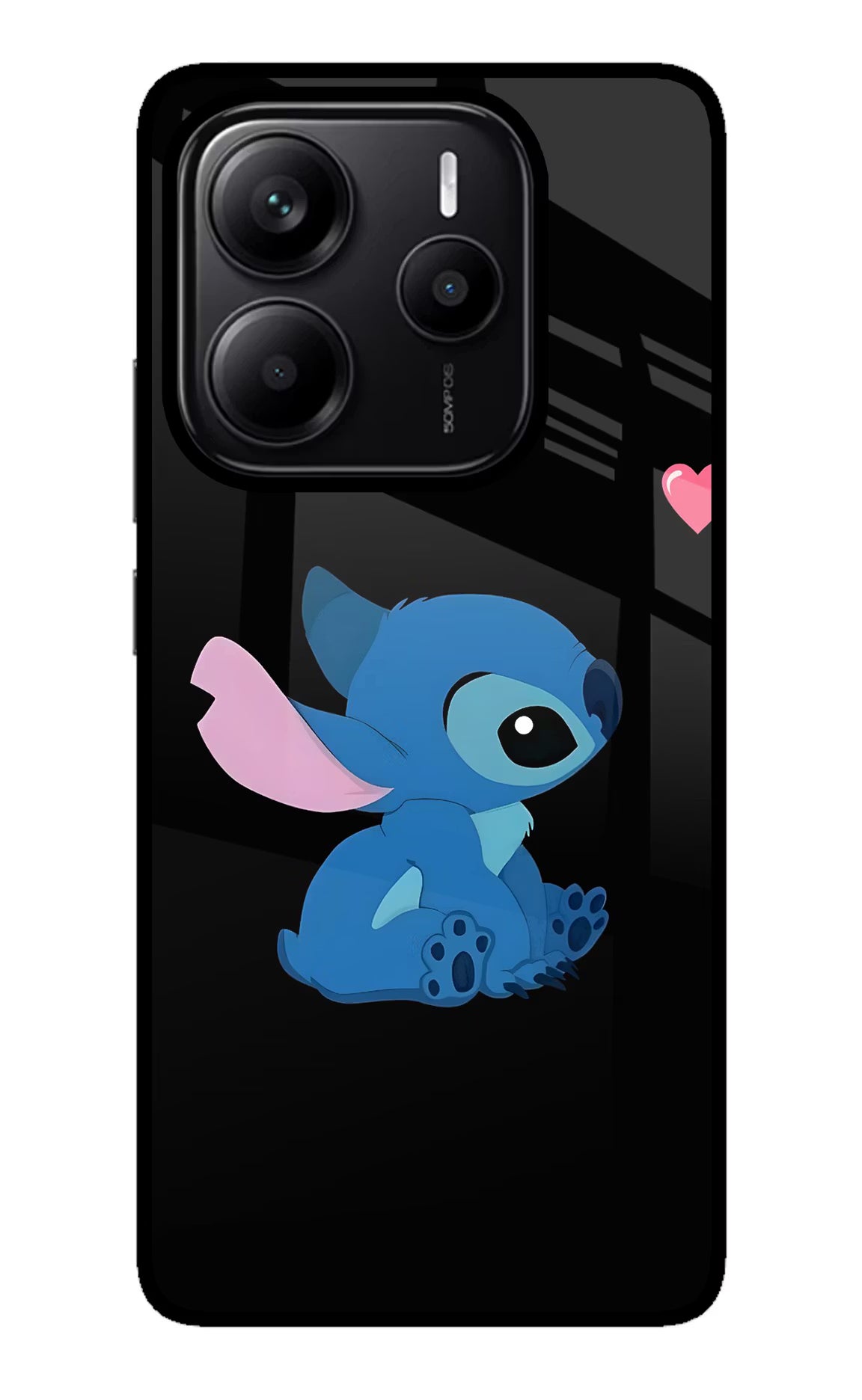 Stitch Crush Redmi Note 14 5G Glass Case