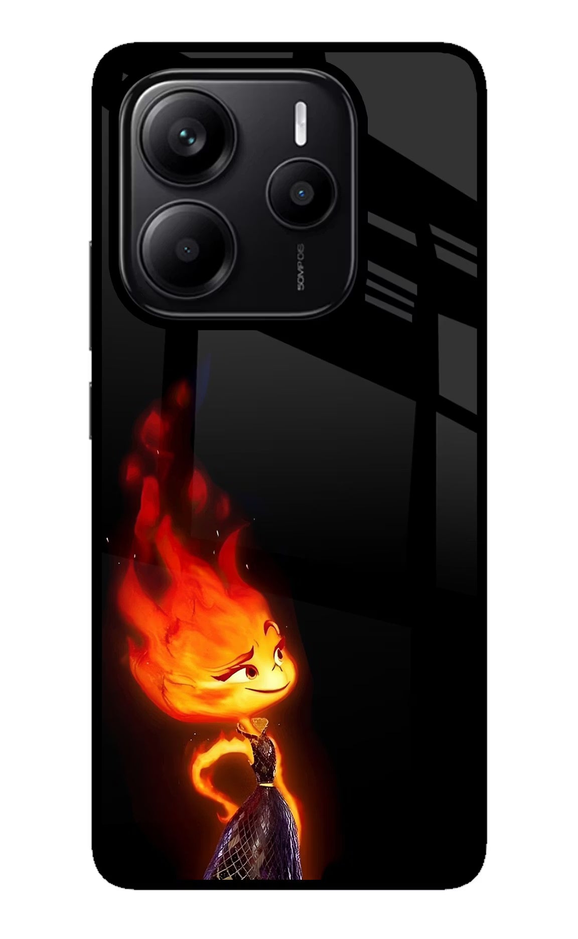 Ember Flame Redmi Note 14 5G Glass Case