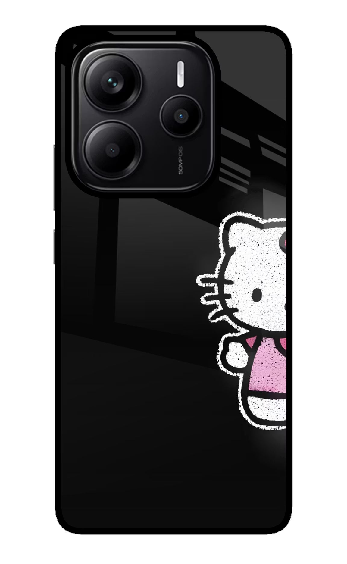 Kitty Charm Redmi Note 14 5G Glass Case