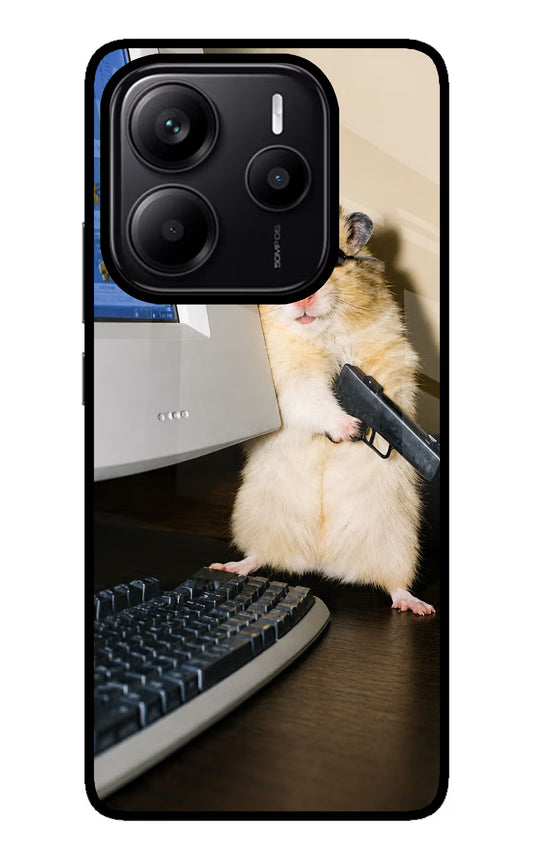 Hacker Hamster Redmi Note 14 5G Glass Case