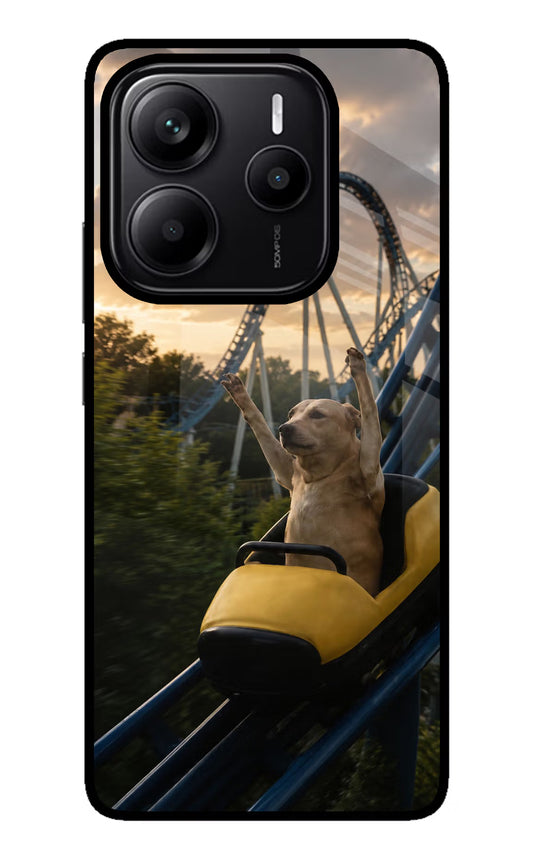 Rollercoaster Dog Redmi Note 14 5G Glass Case