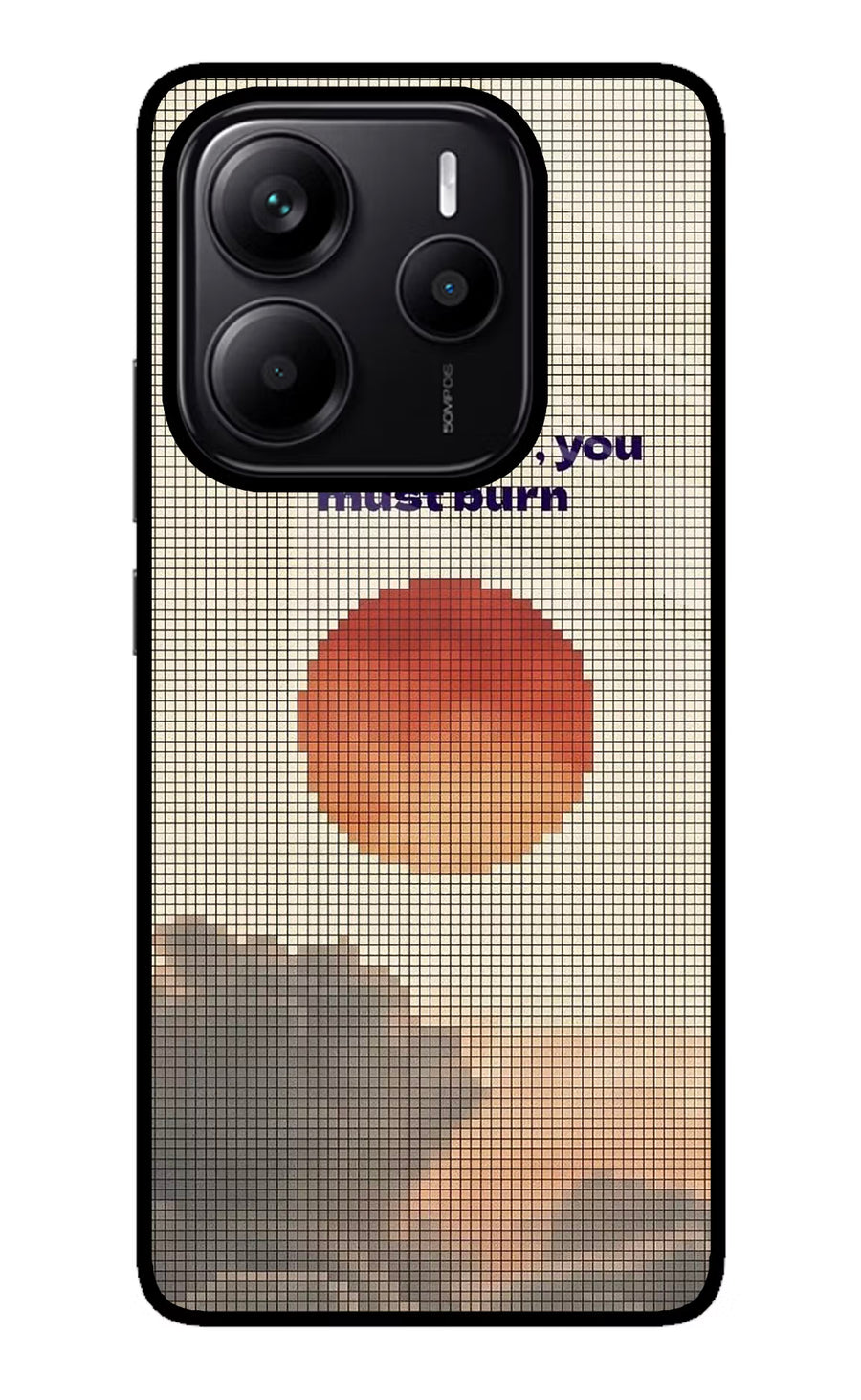 Pixel Sun Redmi Note 14 5G Back Cover, Glass case
