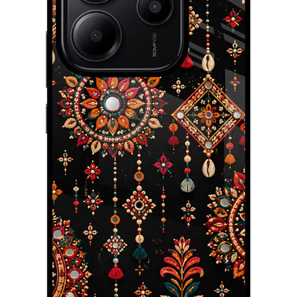 Boho Noir Redmi Note 14 5G Glass Case