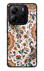 White Mayura Redmi Note 14 5G Glass Case