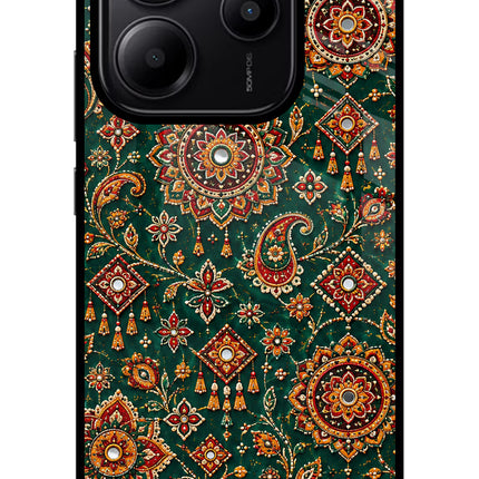 Green Pataka Redmi Note 14 5G Glass Case