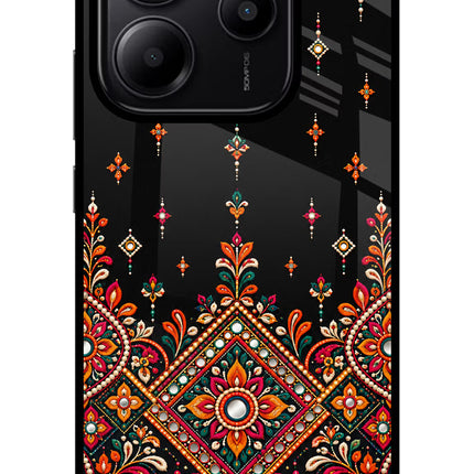 Noir Mehfil Redmi Note 14 5G Glass Case