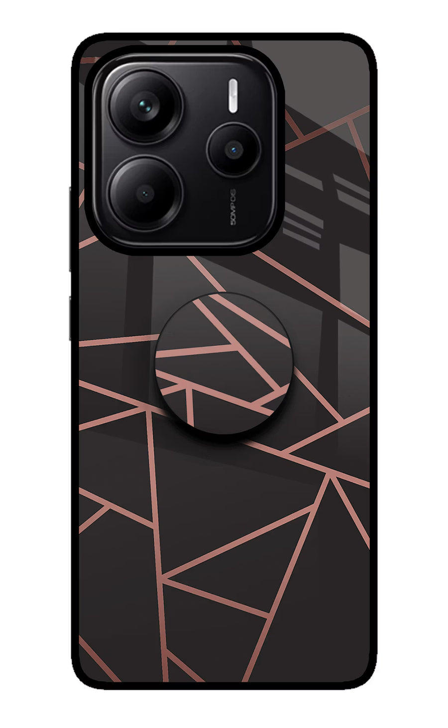 Geometric Pattern Redmi Note 14 5G Pop Case, Metal case