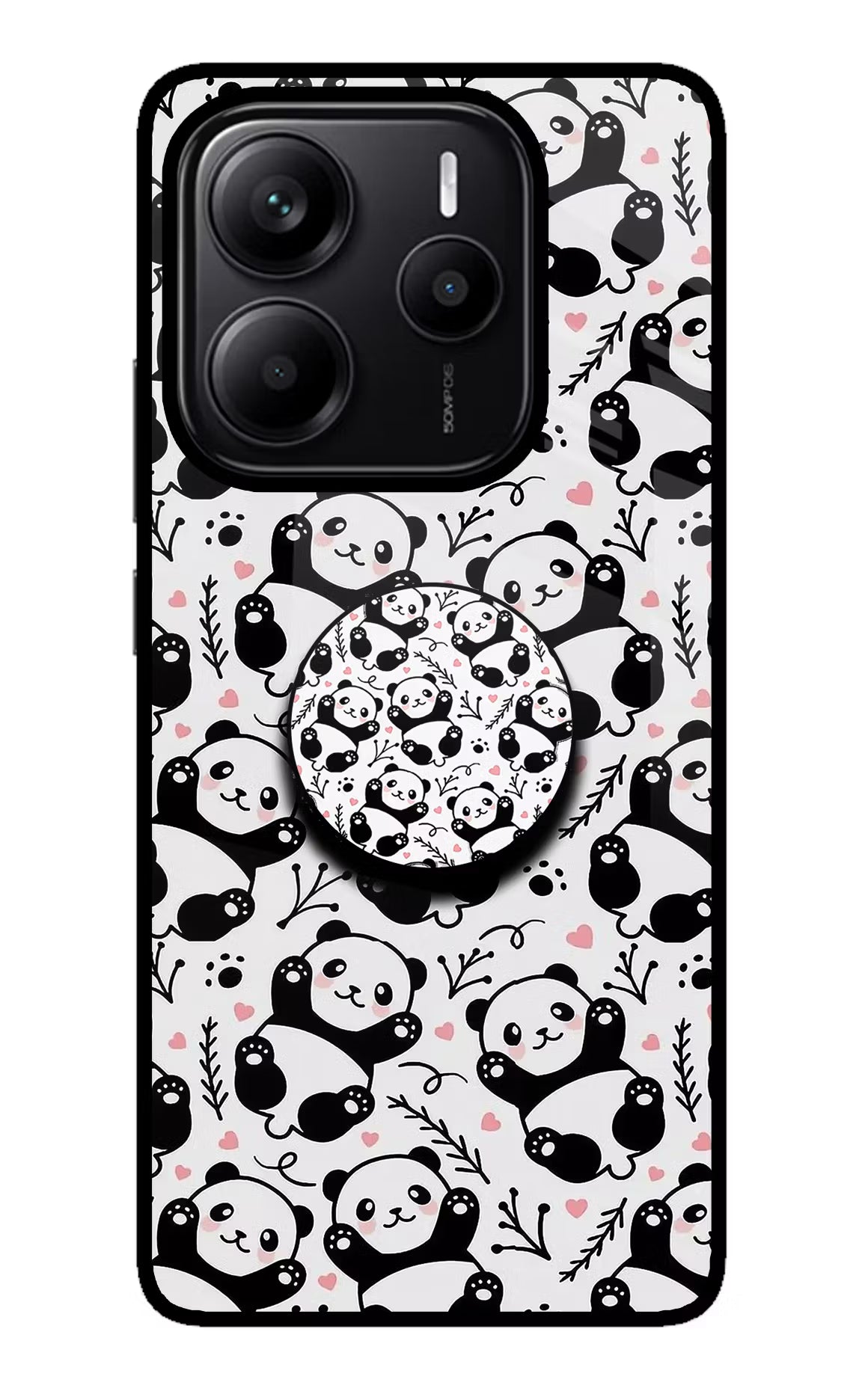 Cute Panda Redmi Note 14 5G Pop Case by Casekaro