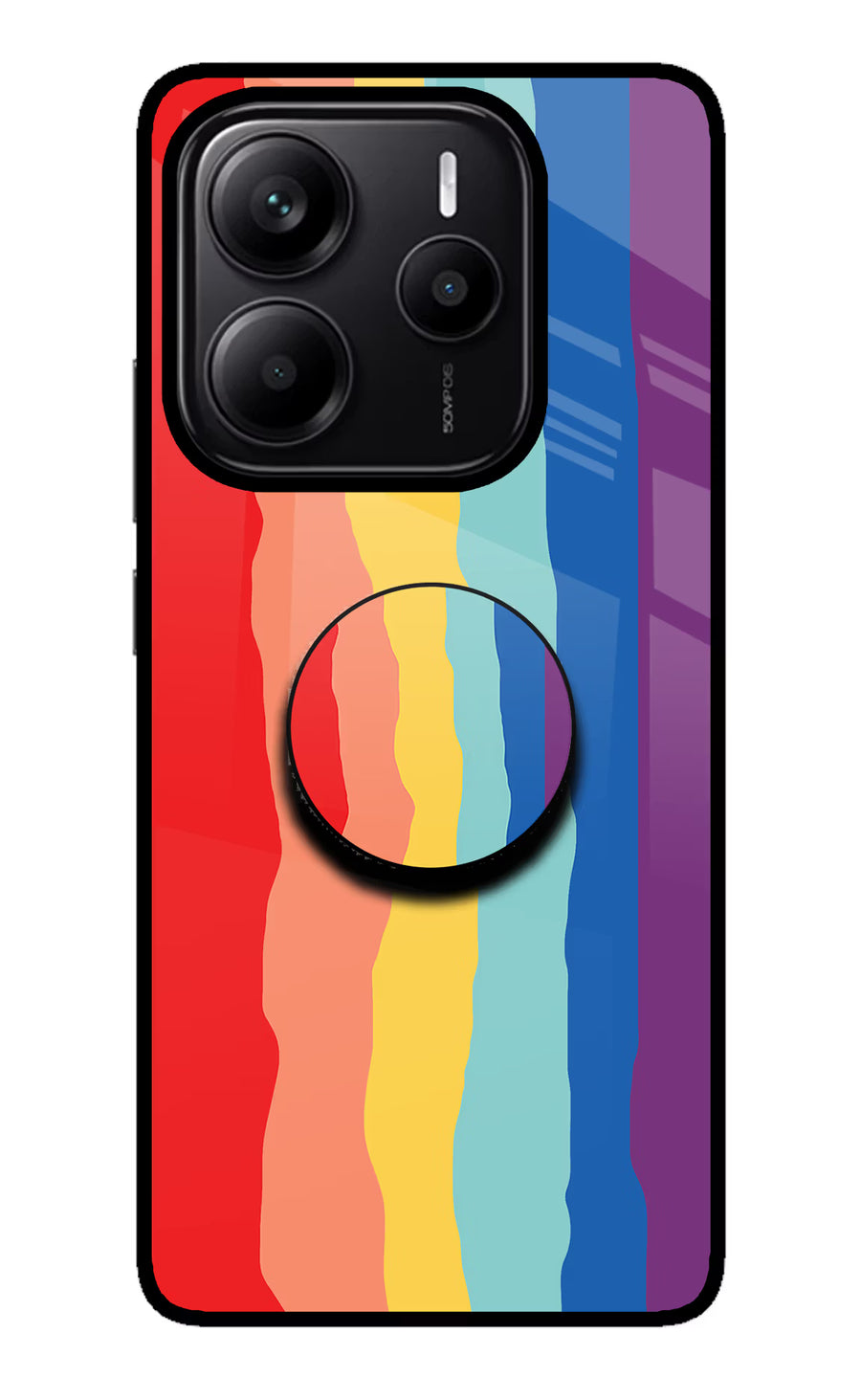 Rainbow Redmi Note 14 5G Pop Case, Metal case