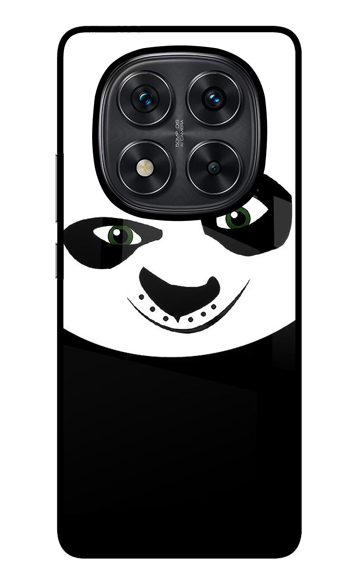 Panda Redmi Note 14 Pro 5G Glass Case Back Cover by Casekaro